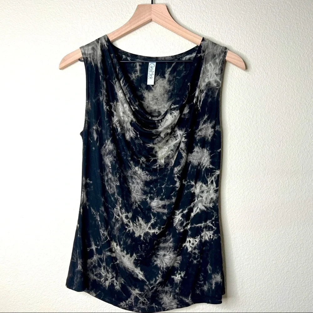 Carla Mink Sleeveless Tank Top Small
